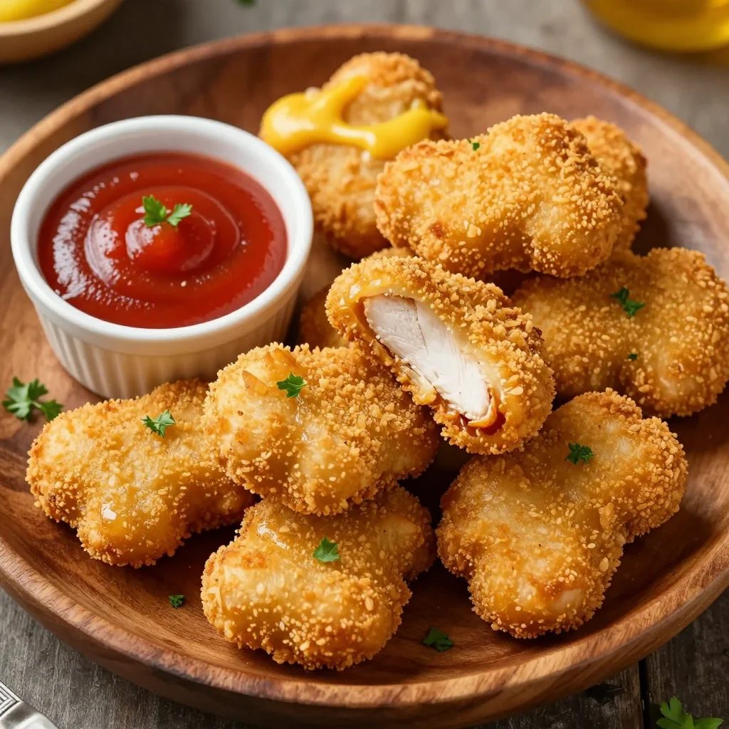 Kid Friendly Chicken Nuggets using Pantry Breadcrumbs