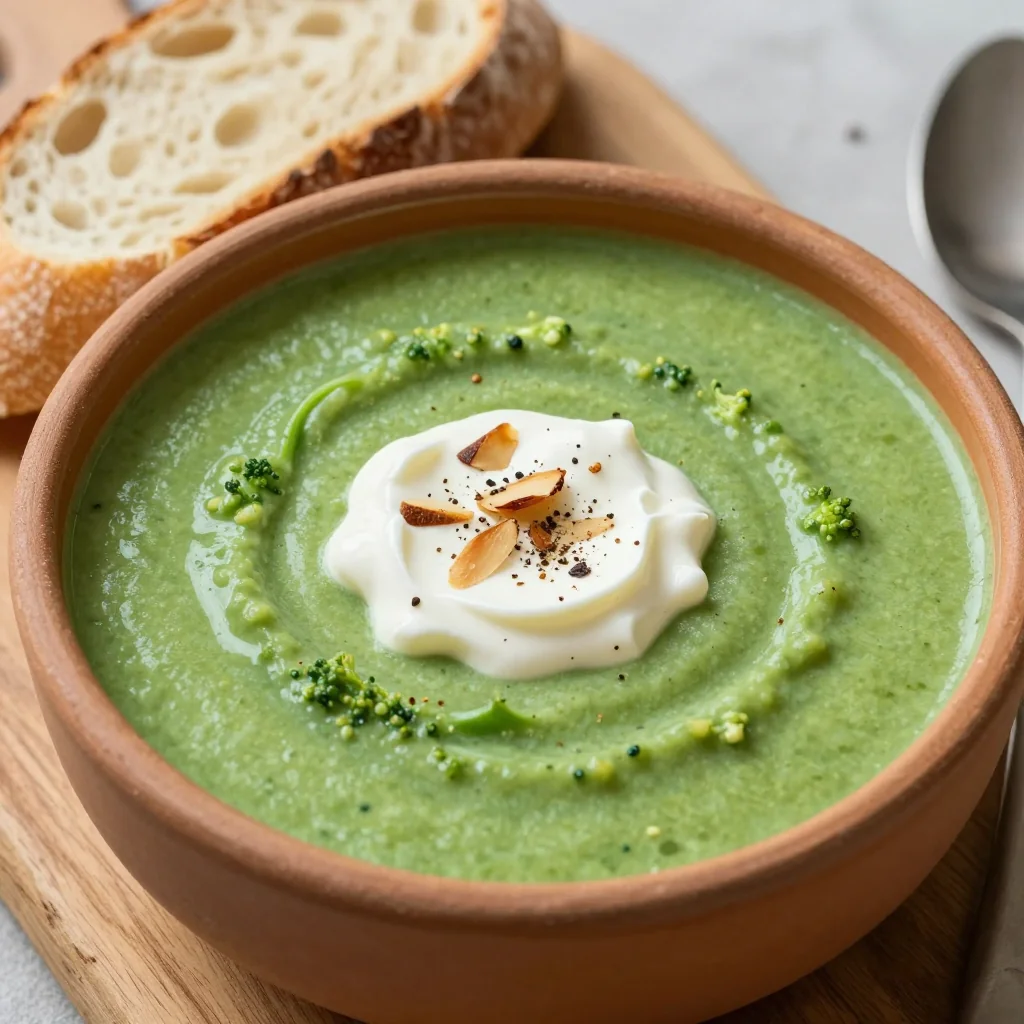 Budget Creamy Broccoli Soup for a Light Meal