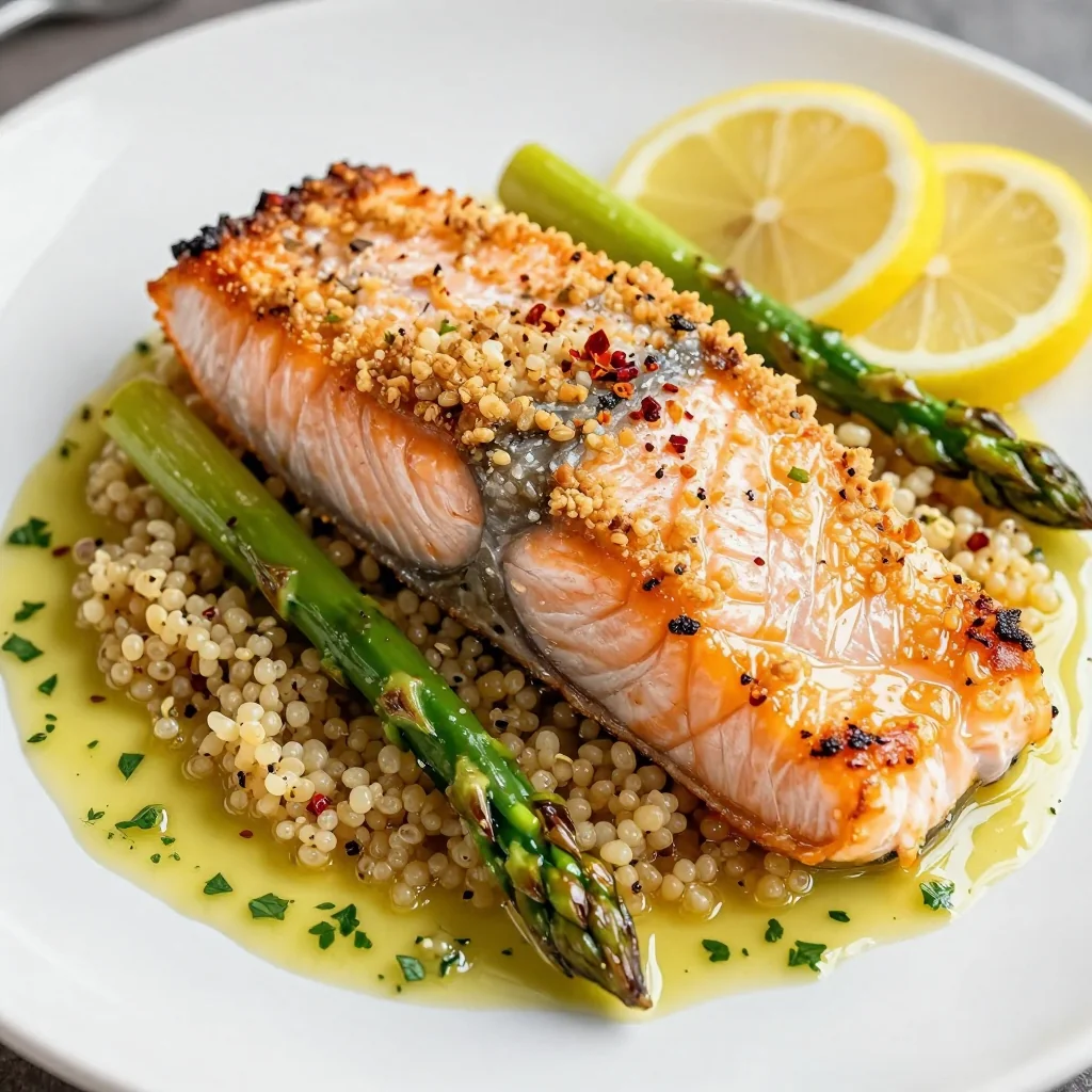 Healthy Lemon Garlic Salmon for a Quick Lunch