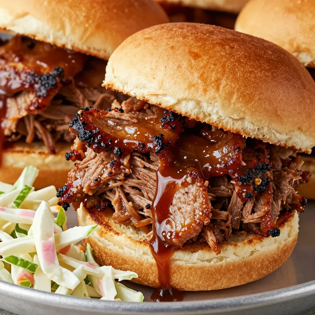 NFL Playoffs Pulled Pork Sliders for Game Day