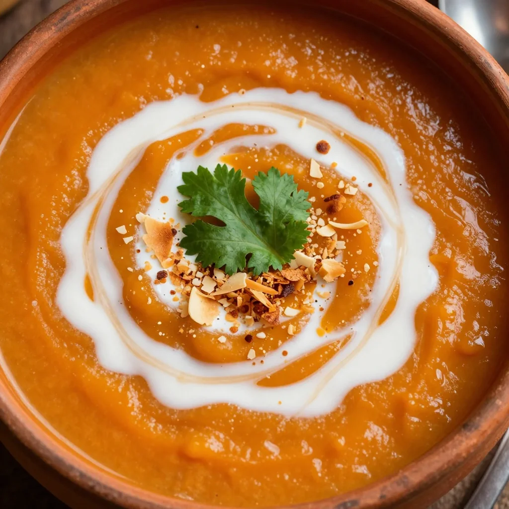 Martin Luther King Day Sweet Potato Soup with Coconut