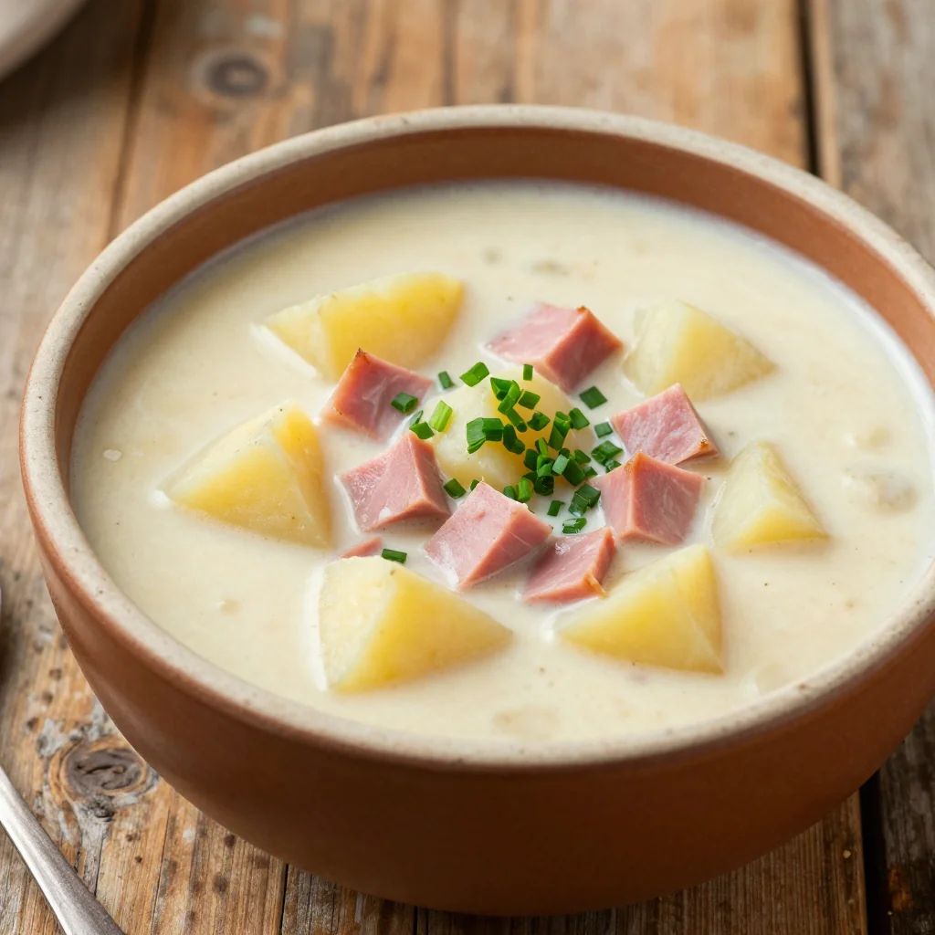 Budget-Friendly Potato and Ham Soup for Winter