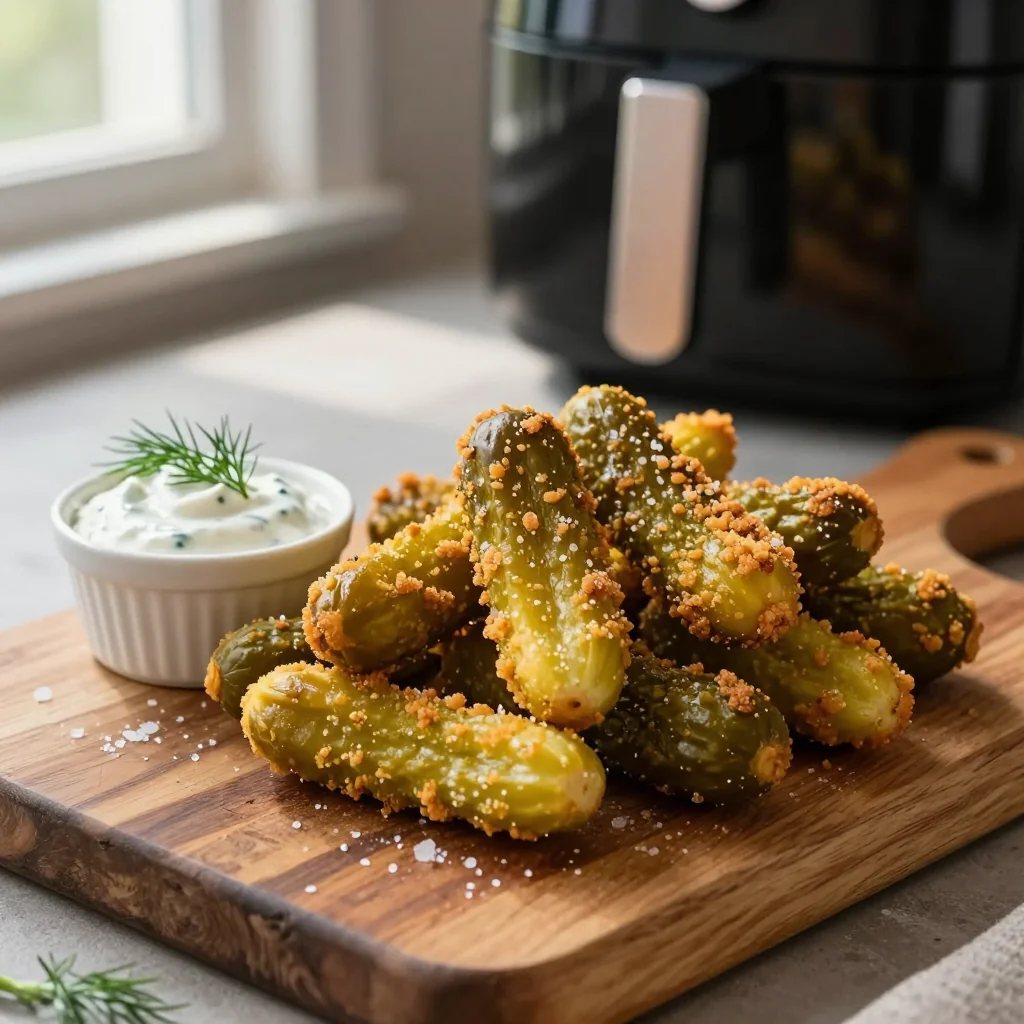 Crispy Fried Pickles in Air Fryer