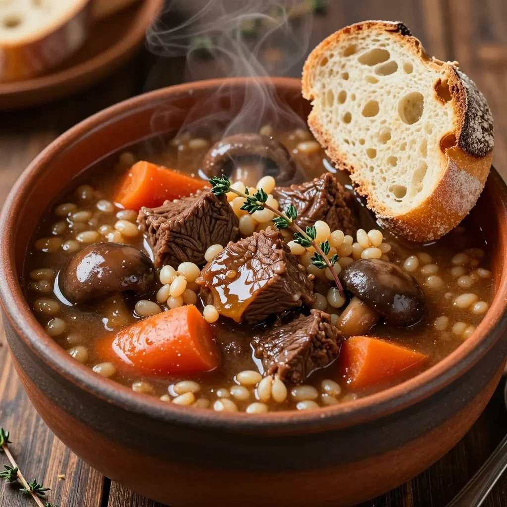 Cozy Beef and Barley Stew for Cold Weather