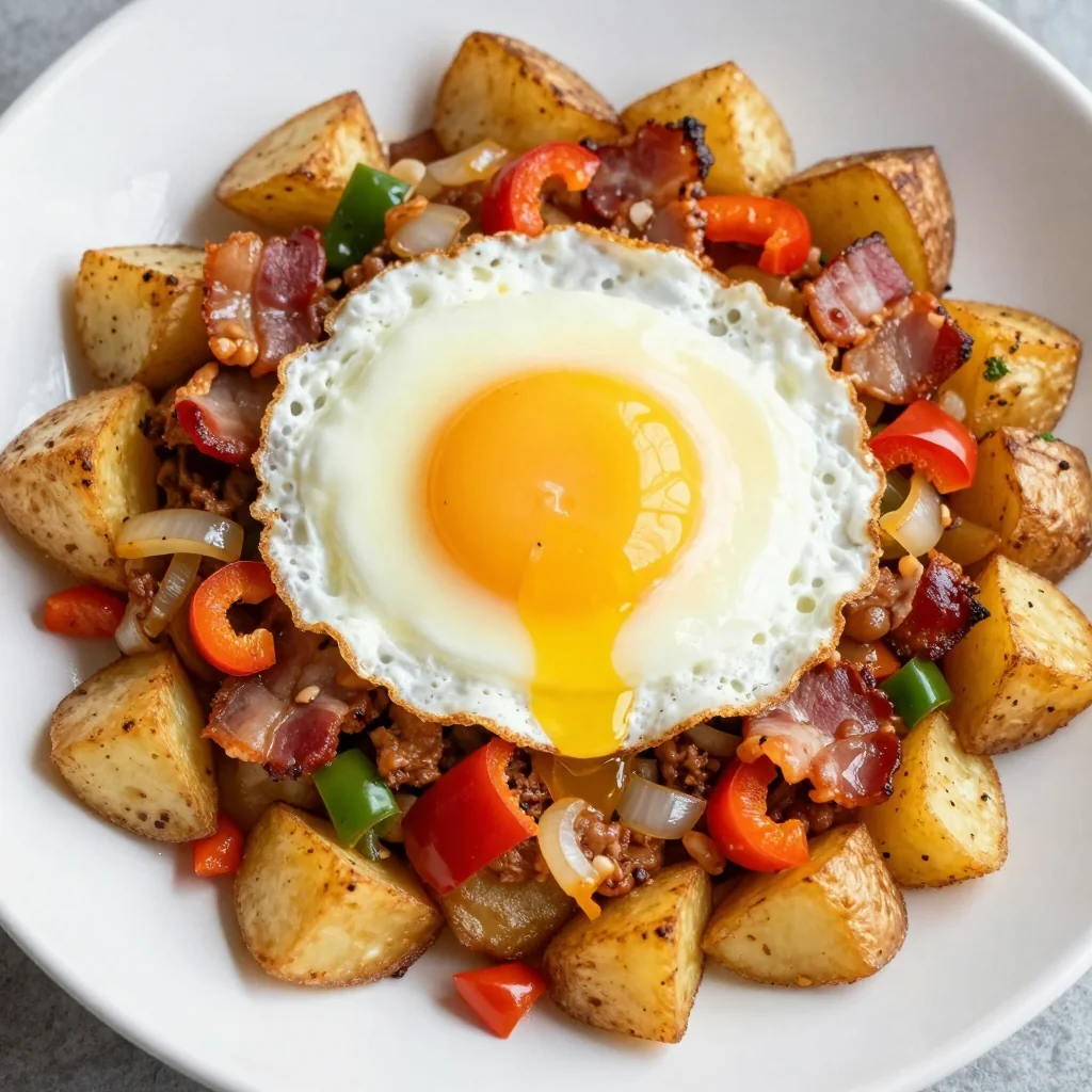 Pantry Clean-Out Hash With Potatoes And Eggs