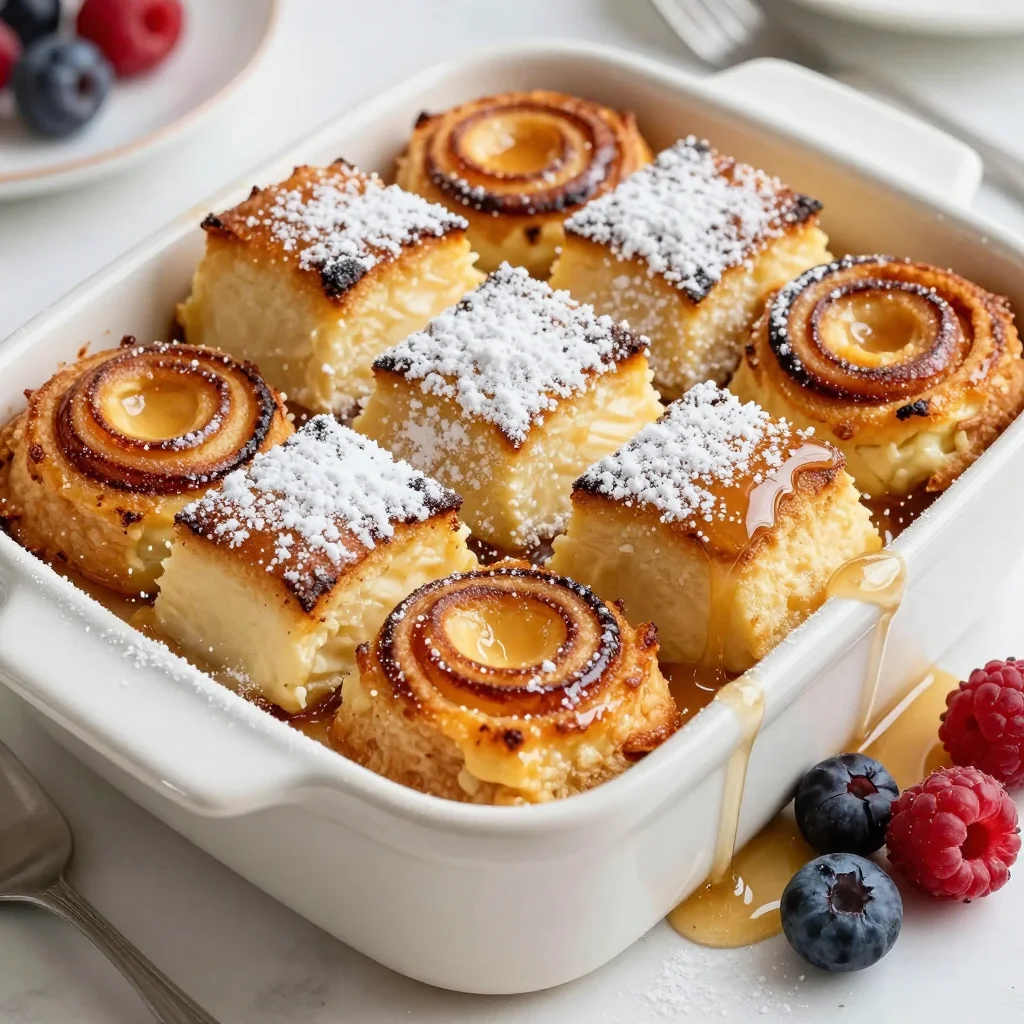 Cinnamon Roll French Toast Bake for Martin Luther King Brunch