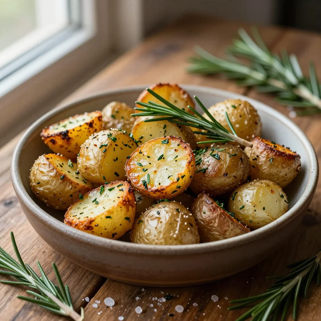 Garlic Roasted Potatoes with Herbs