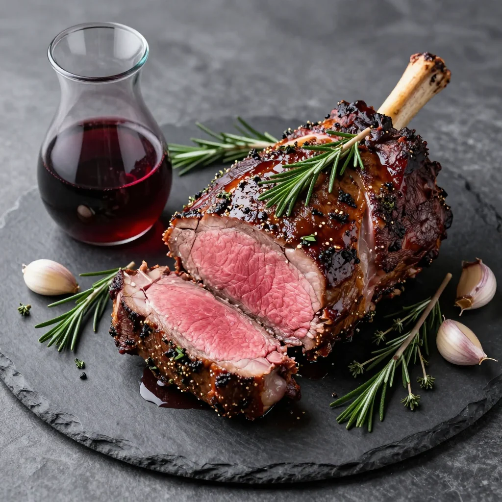 herb roasted prime rib with red wine au jus for elegant holiday feasts