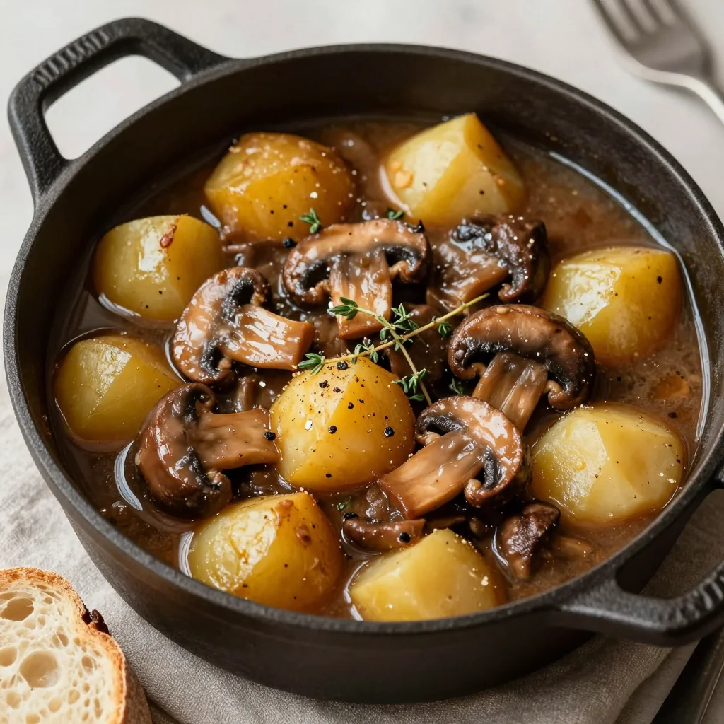 Cozy New Year's Day Mushroom and Potato Stew