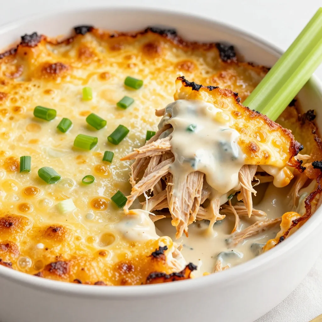 Buffalo Chicken Dip For NFL Playoffs Snack
