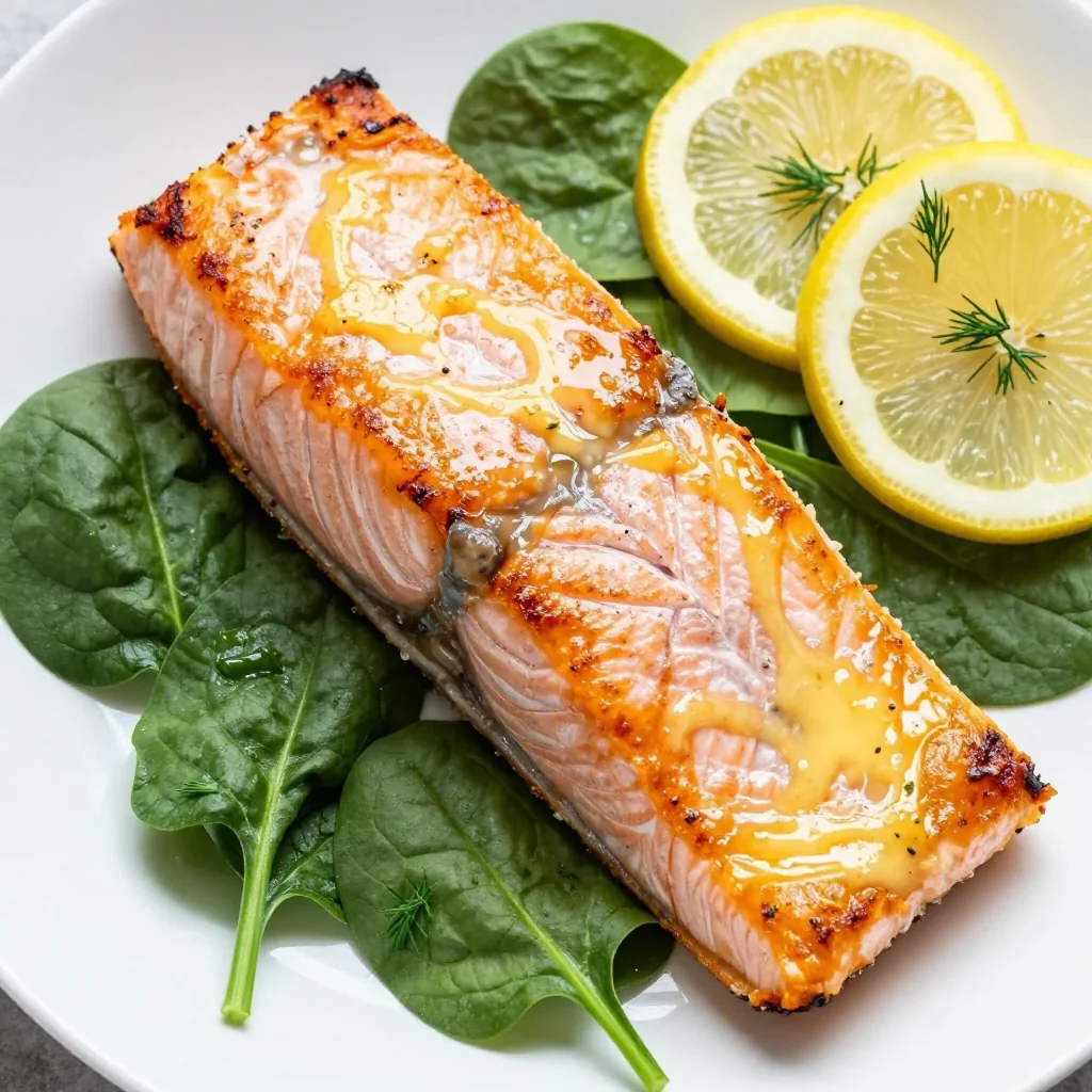 Crispy Air Fryer Salmon With Lemon for Quick Weight Loss