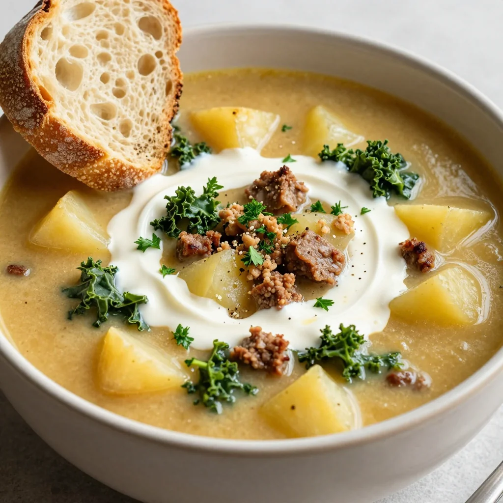 Freezer-Prep Creamy Sausage and Potato Soup