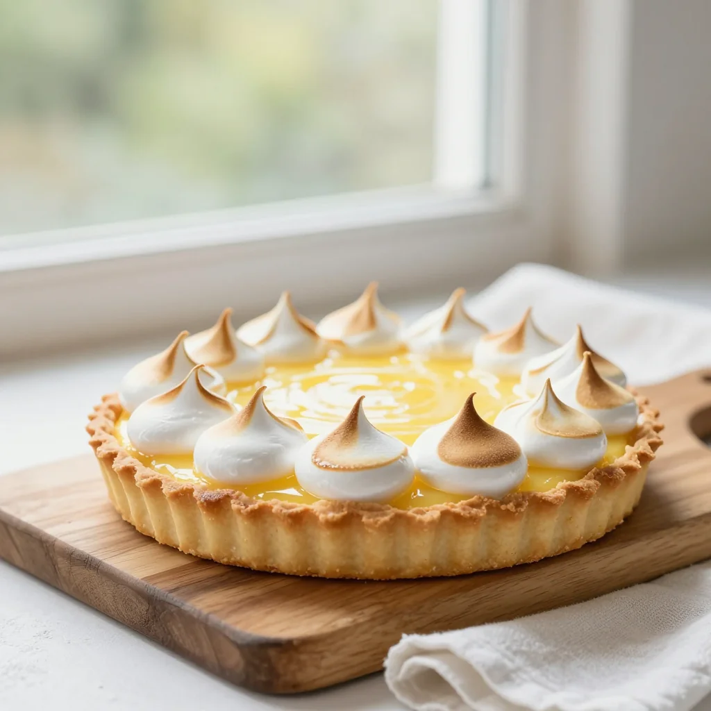 Lemon Meringue Tart with Shortbread Crust