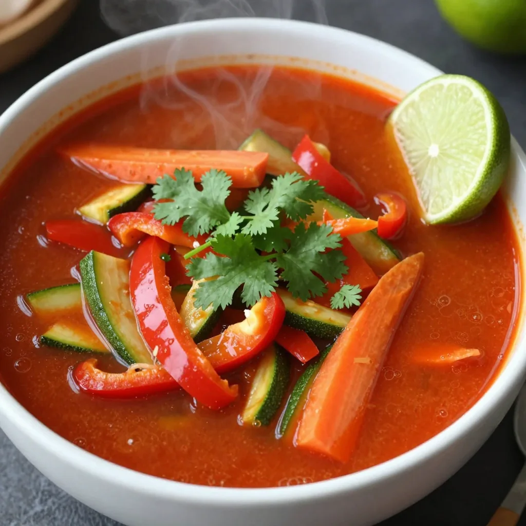 Quick Spicy Vegetable Soup for Cozy Evenings