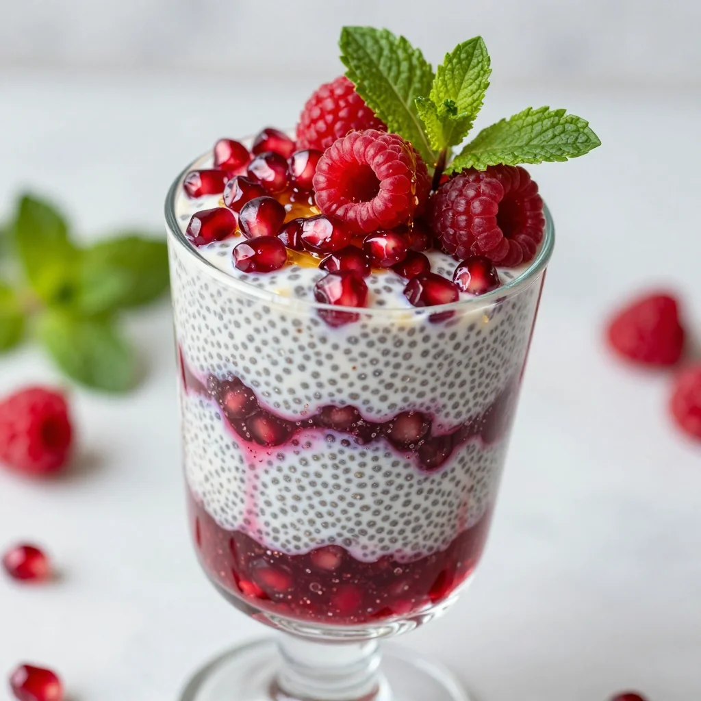 New Year's Day Overnight Chia Pudding Parfaits