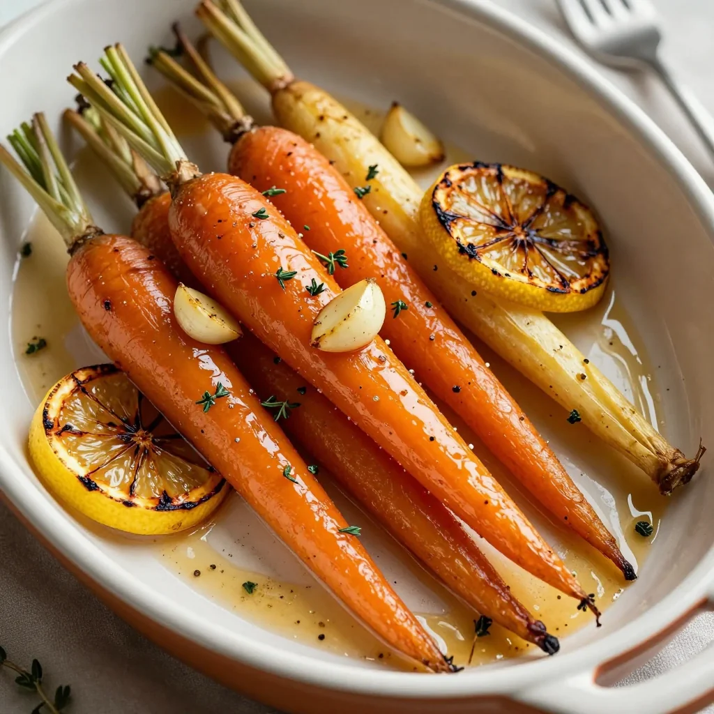 roasted lemon and garlic carrot and parsnip medley for cozy winter meals