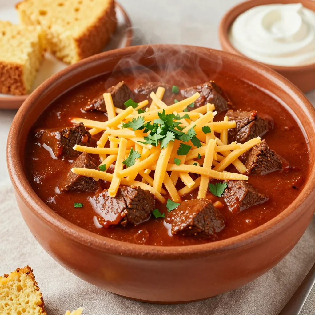 Slow Cooker Beef Chili for a Snowy Winter Day