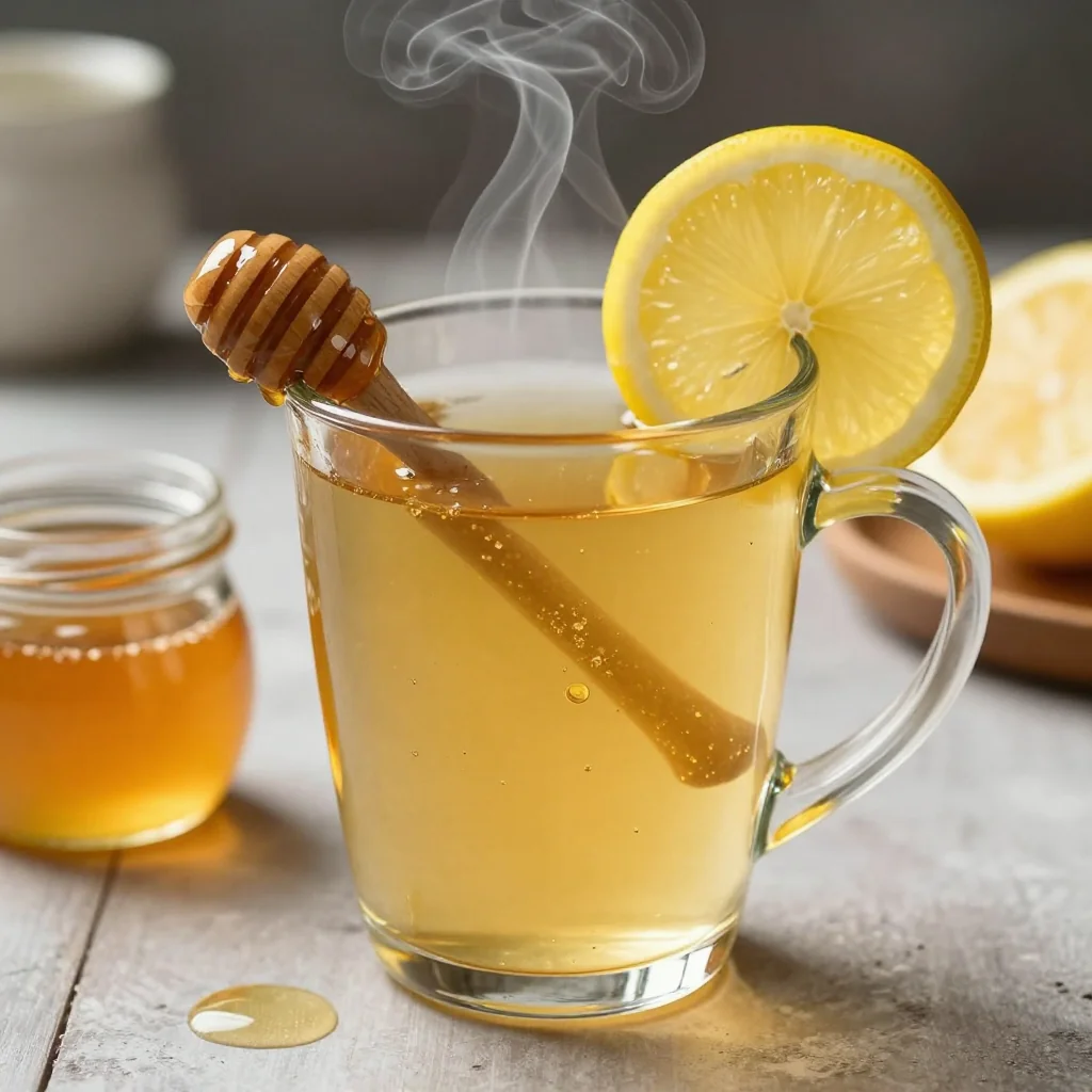 New Year's Day Warm Water with Lemon and Honey