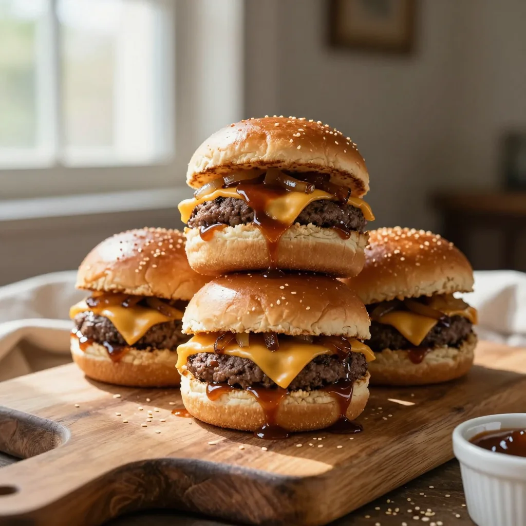Cheeseburger Sliders with Secret Sauce