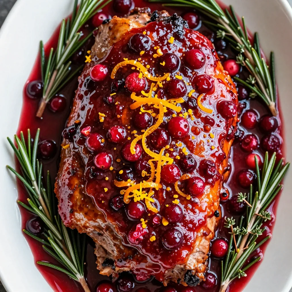 spiced orange and cranberry sauce to brighten holiday roasts