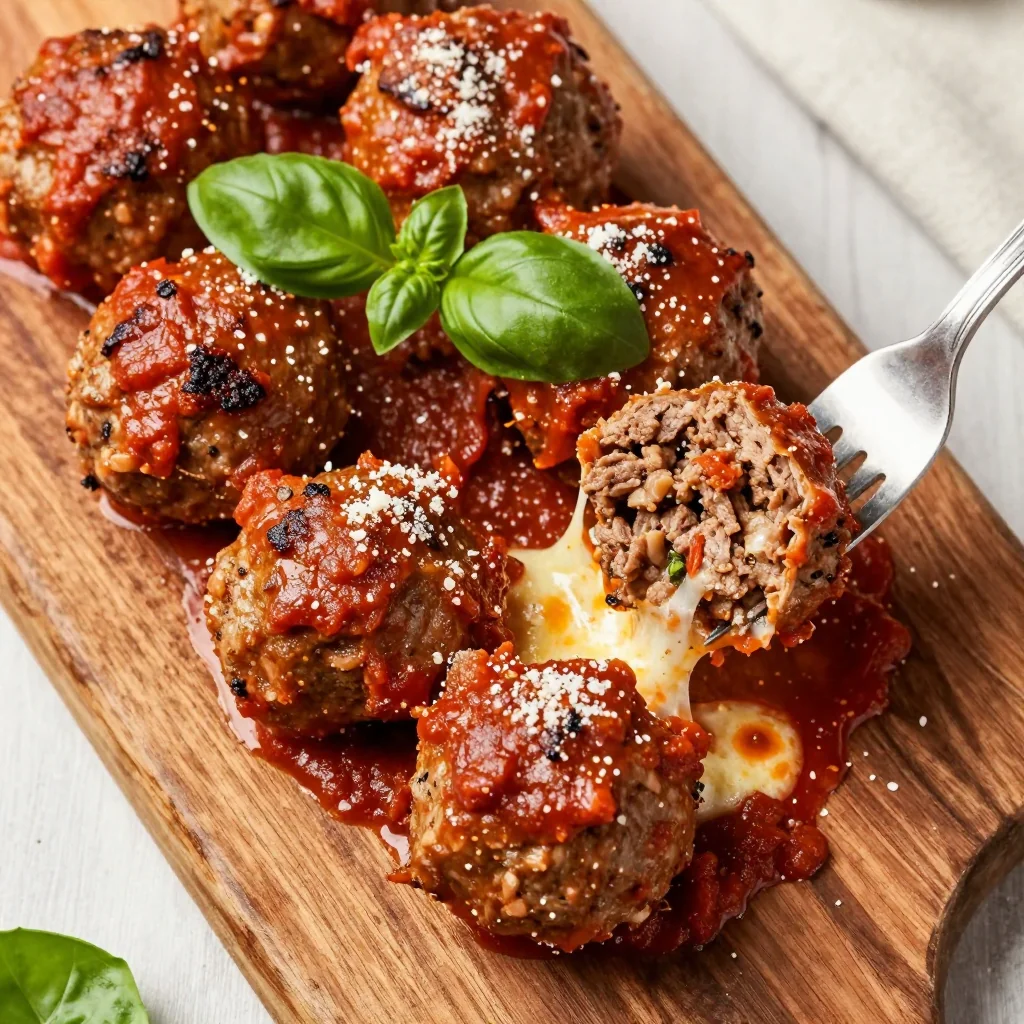 Oven Baked Meatballs for Italian Night Dinners