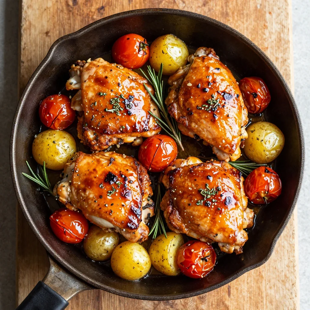 Easy One-Pan Lemon Herb Chicken for Busy Weeknights