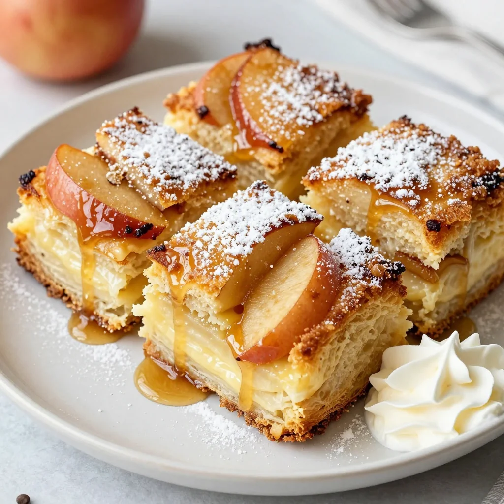 Warm Cinnamon Apple French Toast Bake for Winter