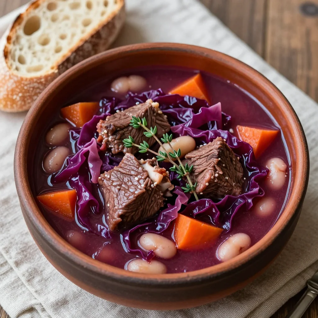 MLK Day Hearty Freezer Red Cabbage Stew for Traditional Vibes
