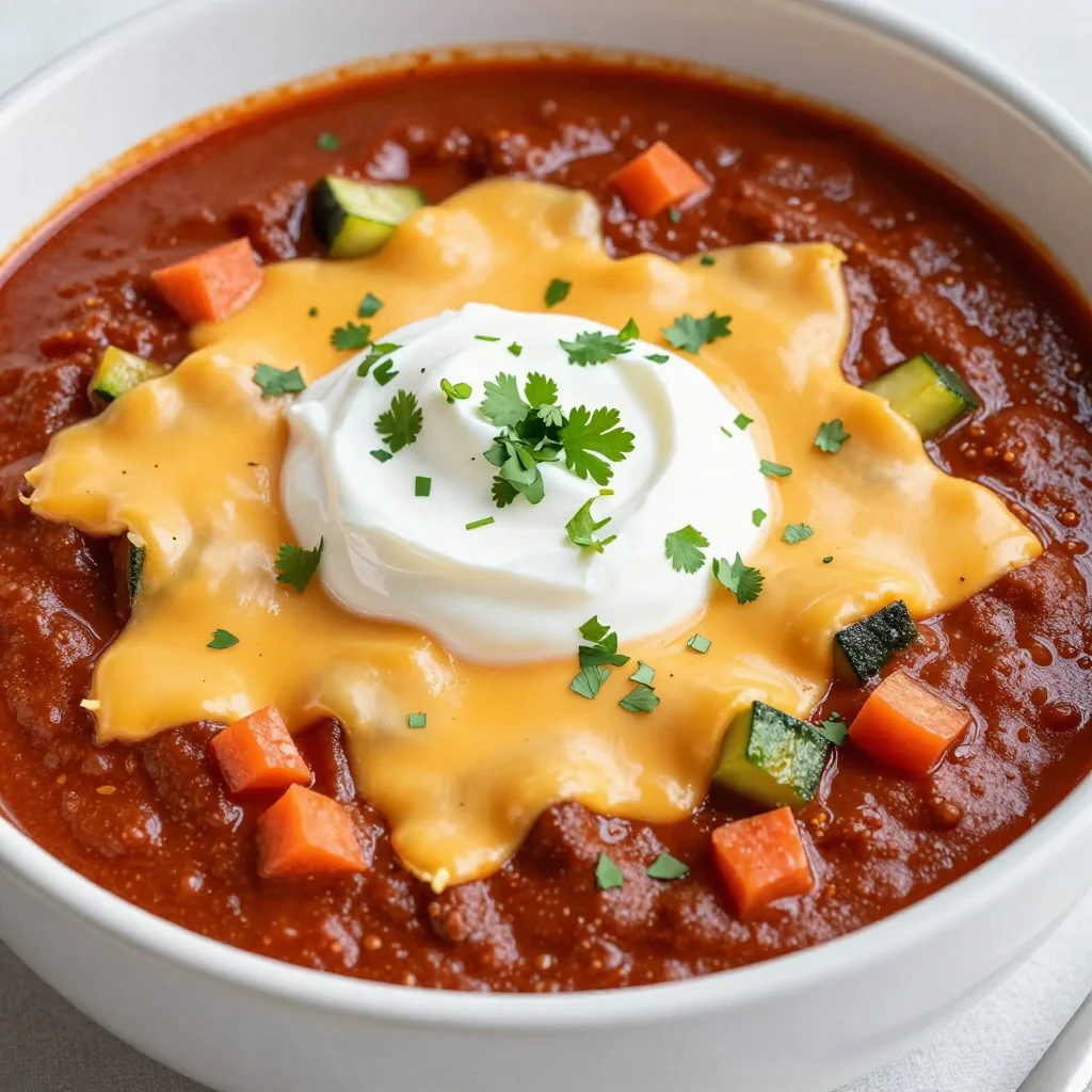 NFL Playoff Chili Loaded with Hidden Veggie Power