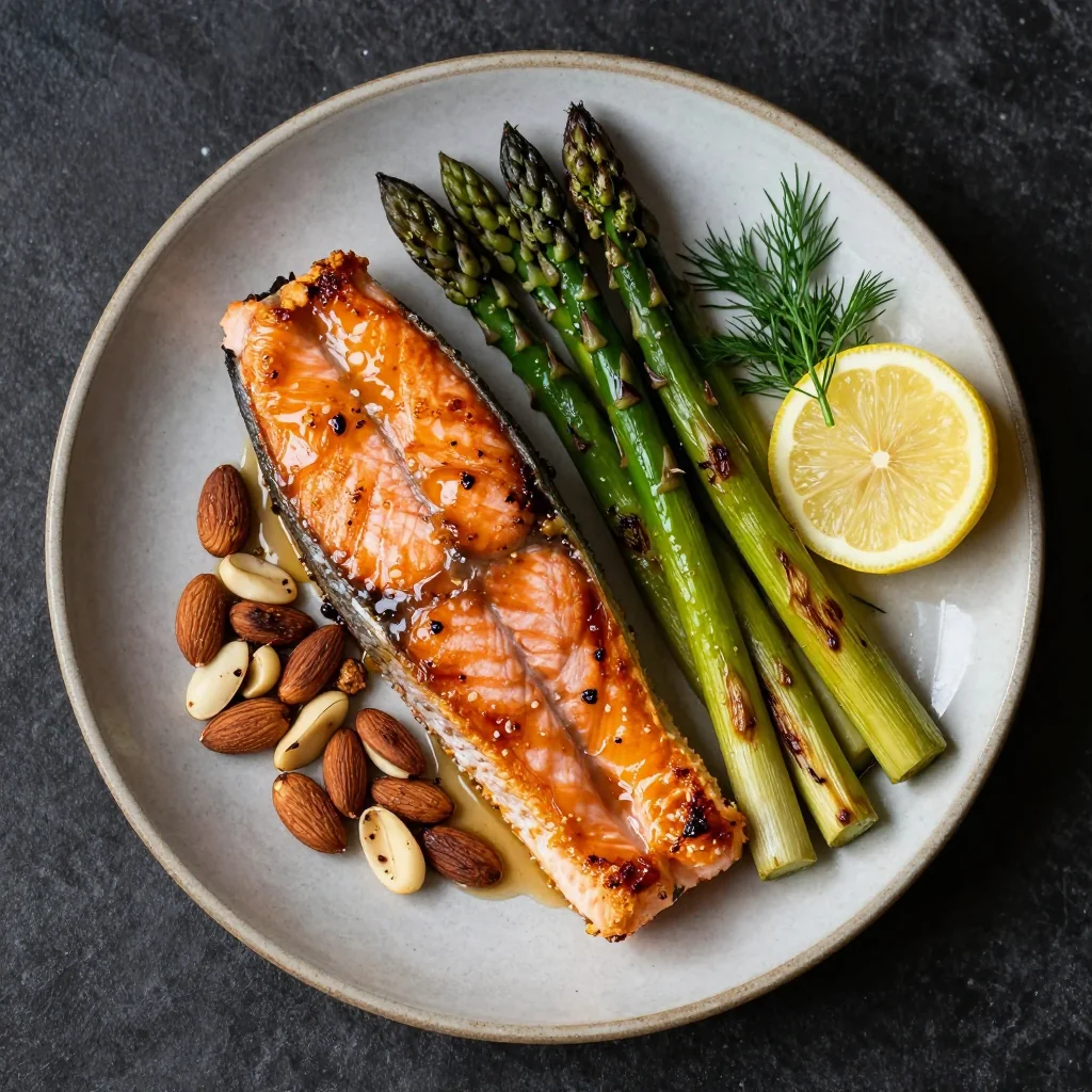 Healthy Baked Salmon with Asparagus for Winter Nights