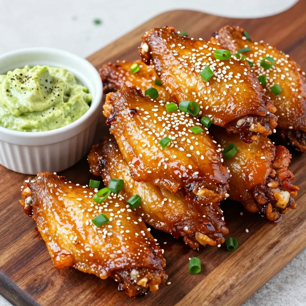 Crispy Baked Chicken Wings for NFL Playoff Party Platters
