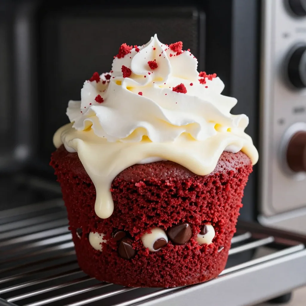 Indulgent Red Velvet Mug Cake That is Ready in 5 Minutes