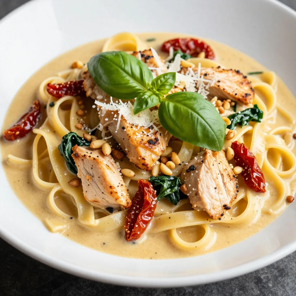 Creamy Tuscan Chicken Pasta That Feels Indulgent