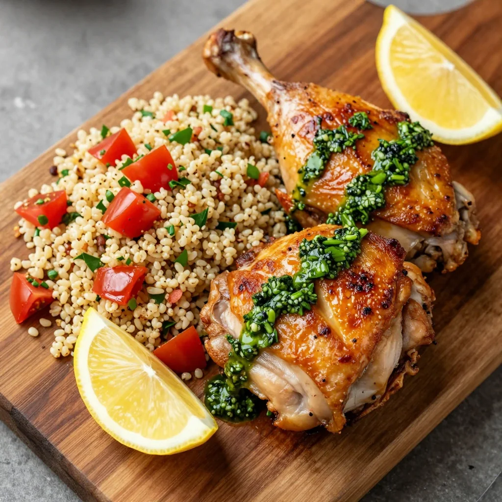 Baked Chicken and Quinoa for a Healthy Lunch