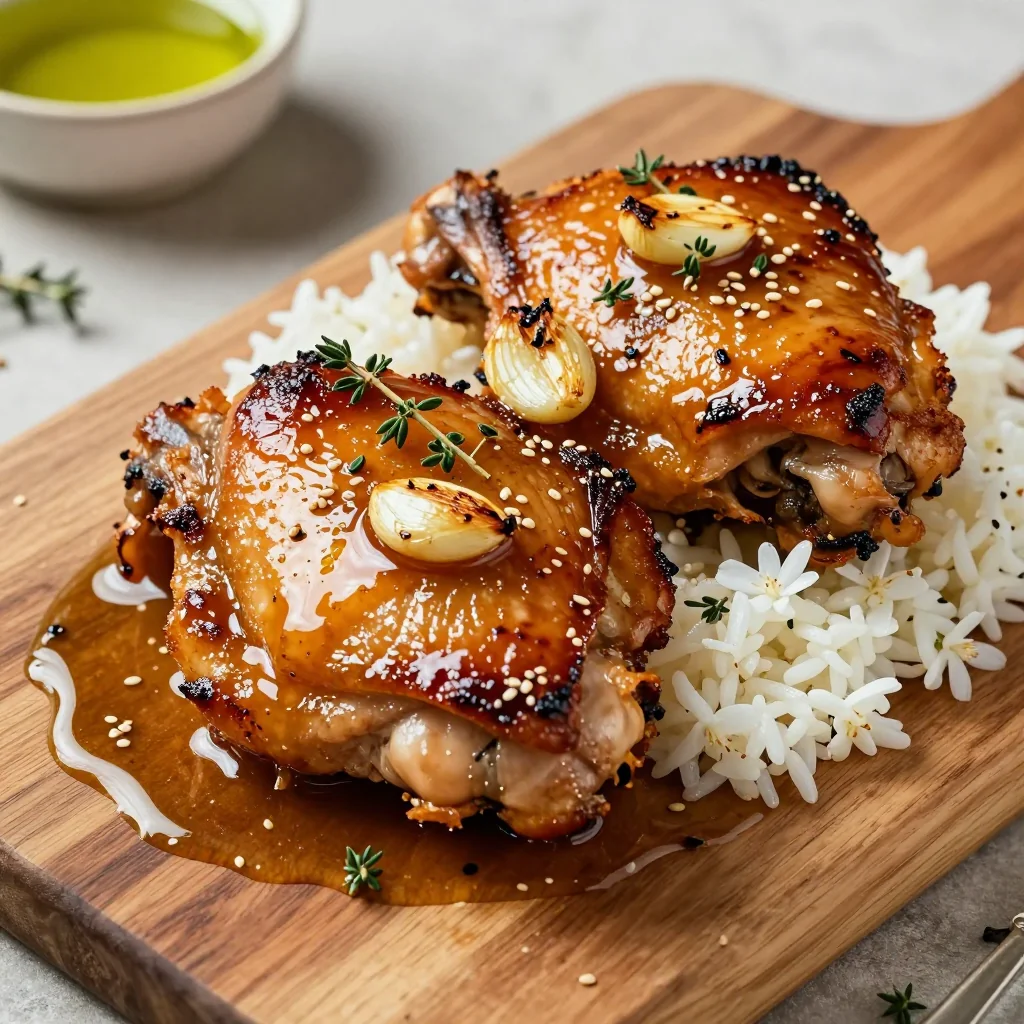 Honey Garlic Baked Chicken for a Quick New Year's Dinner