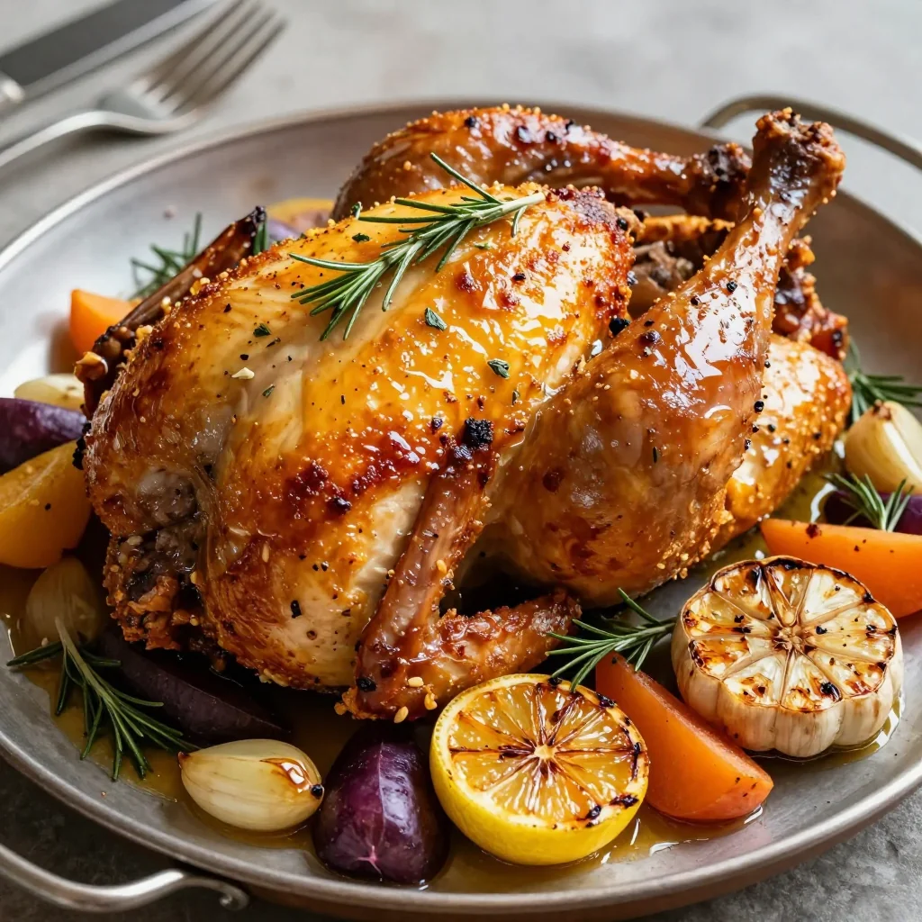 Showstopper Roast Chicken with Herbs for Special Occasion