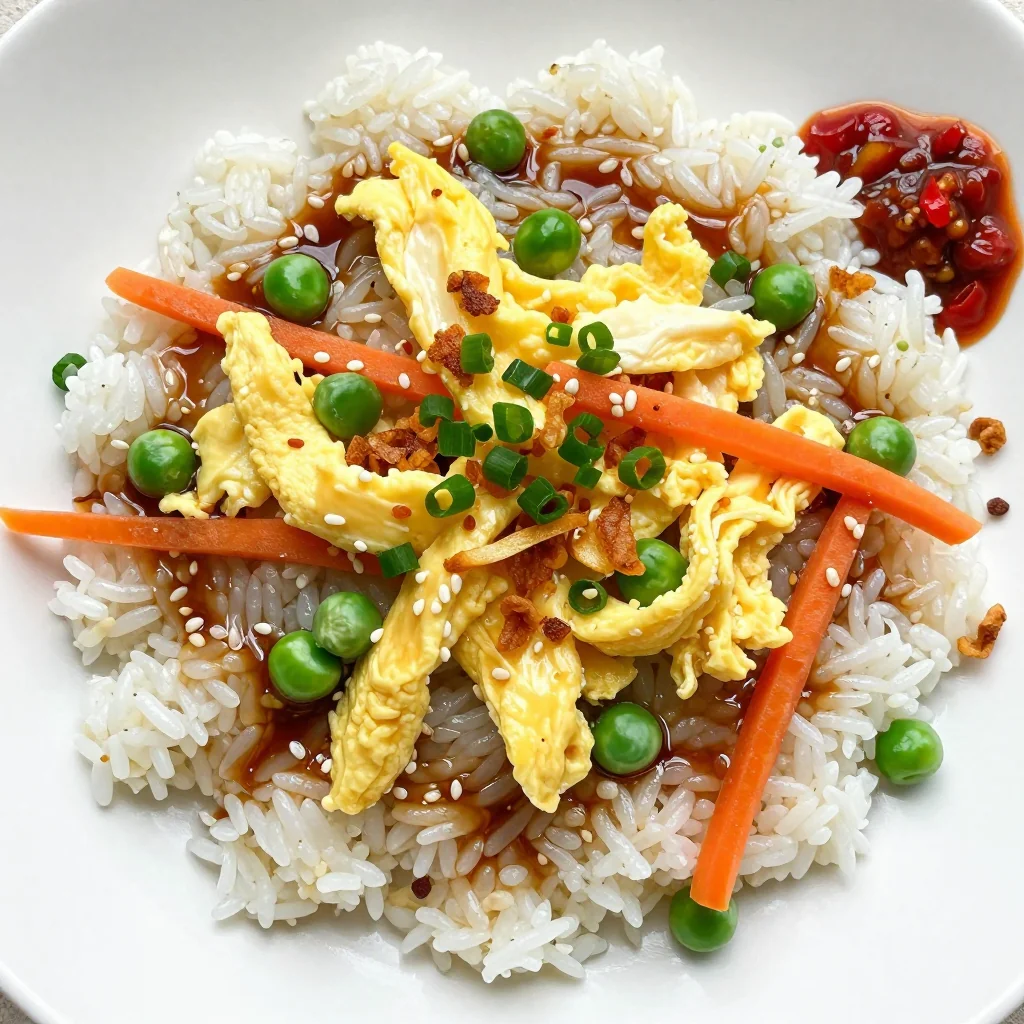 Pantry Clean Out Egg Fried Rice for Quick Winter Meal