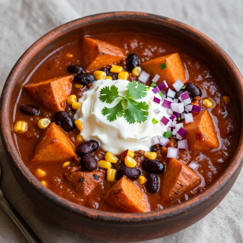 New Year's Day Slow Cooker Vegetable and Bean Chili