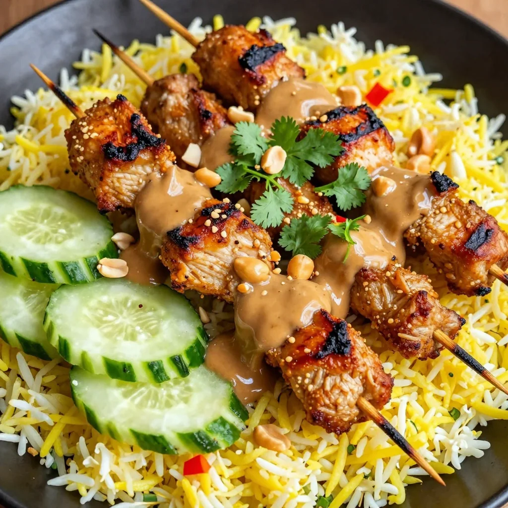 Freezer Friendly Chicken Satay For Easy Dinners