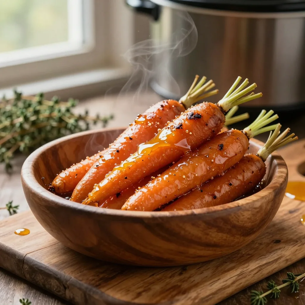 Honey Glazed Carrots Slow Cooker