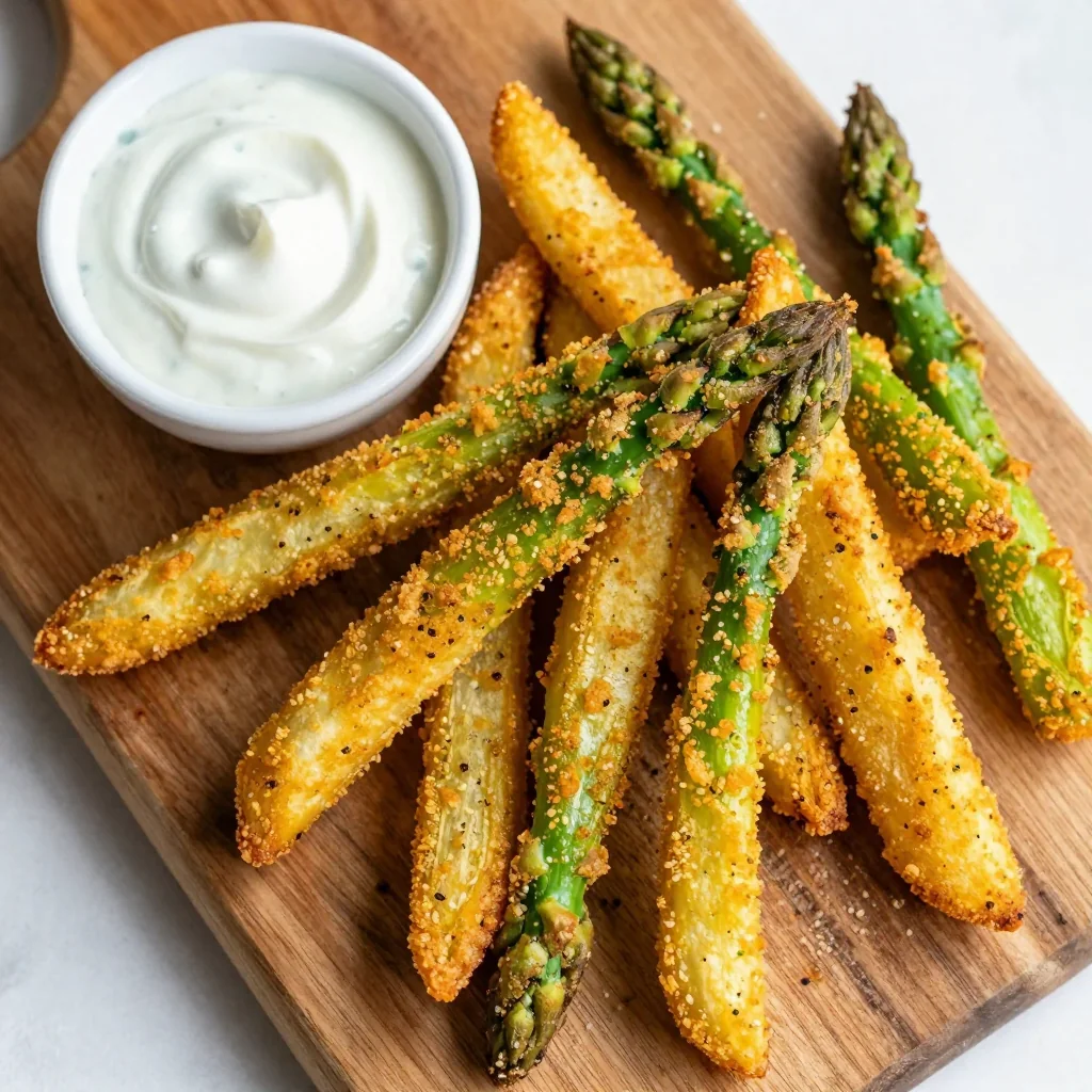 Healthy Air Fryer Asparagus Fries for Kids