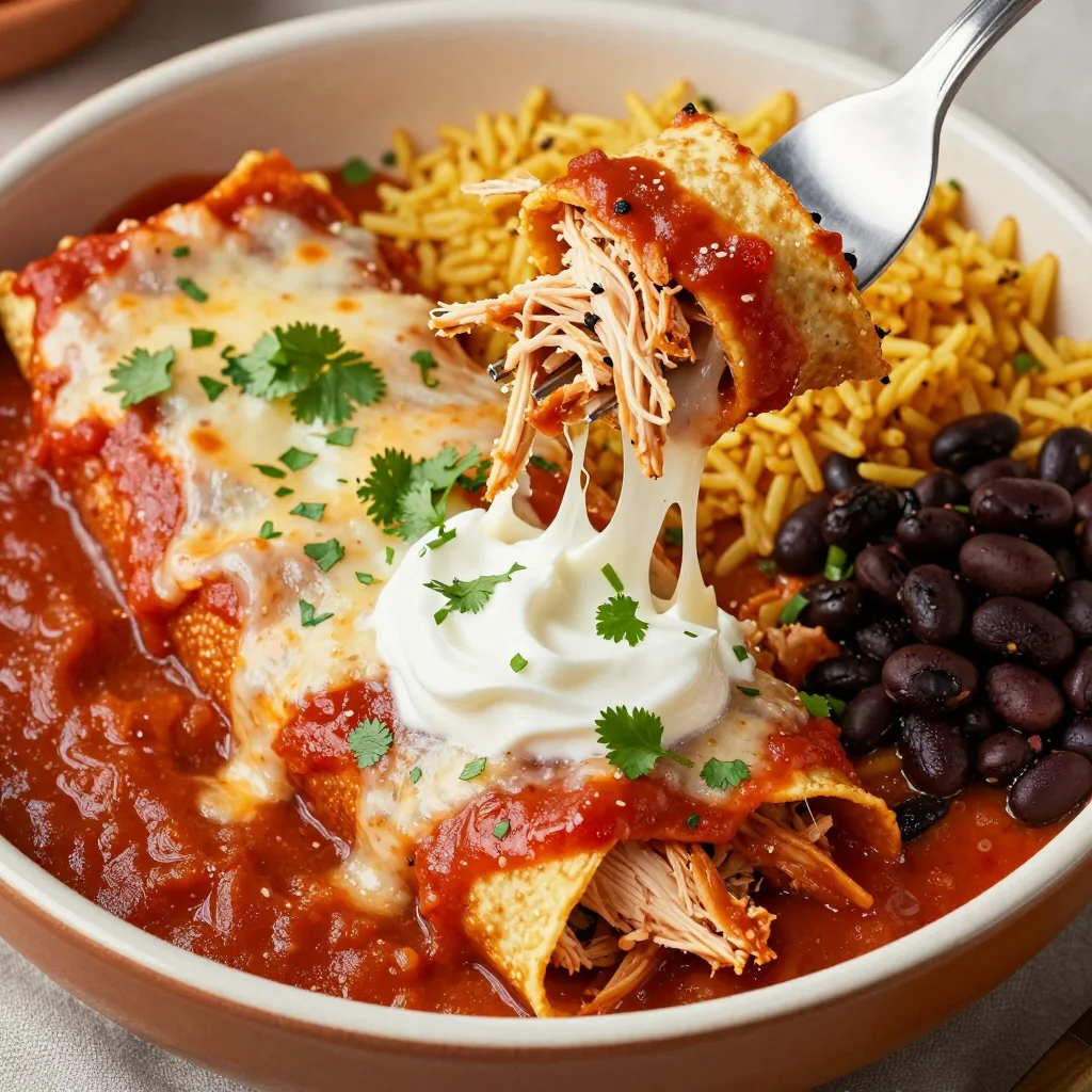 Kid-Friendly Slow Cooker Chicken Enchiladas for MLK Day