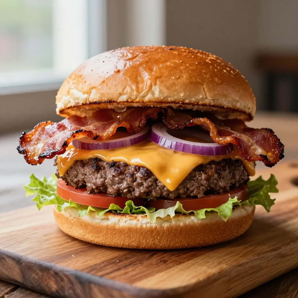 Cheeseburger with Bacon