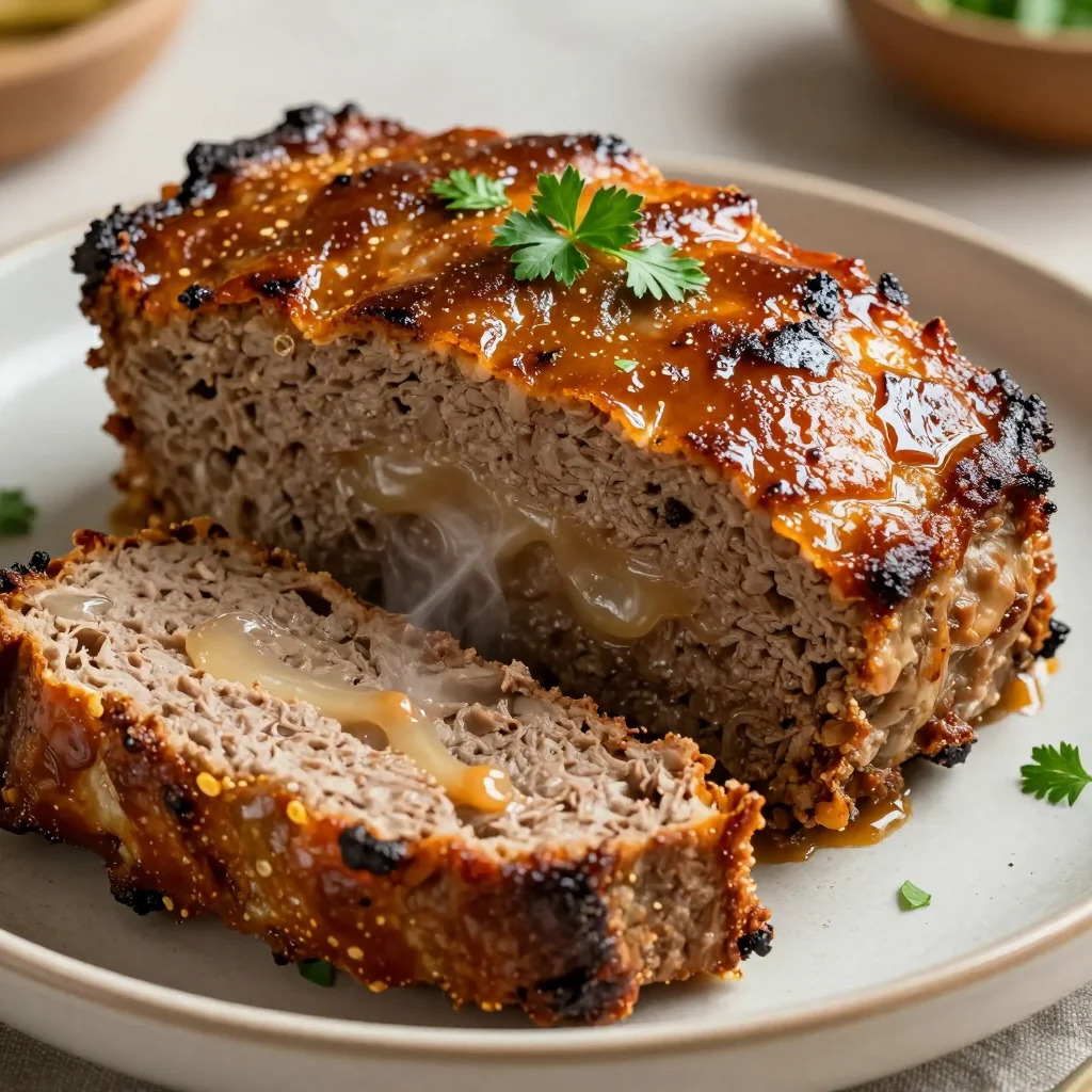 Old Fashioned Meatloaf with Brown Sugar Glaze