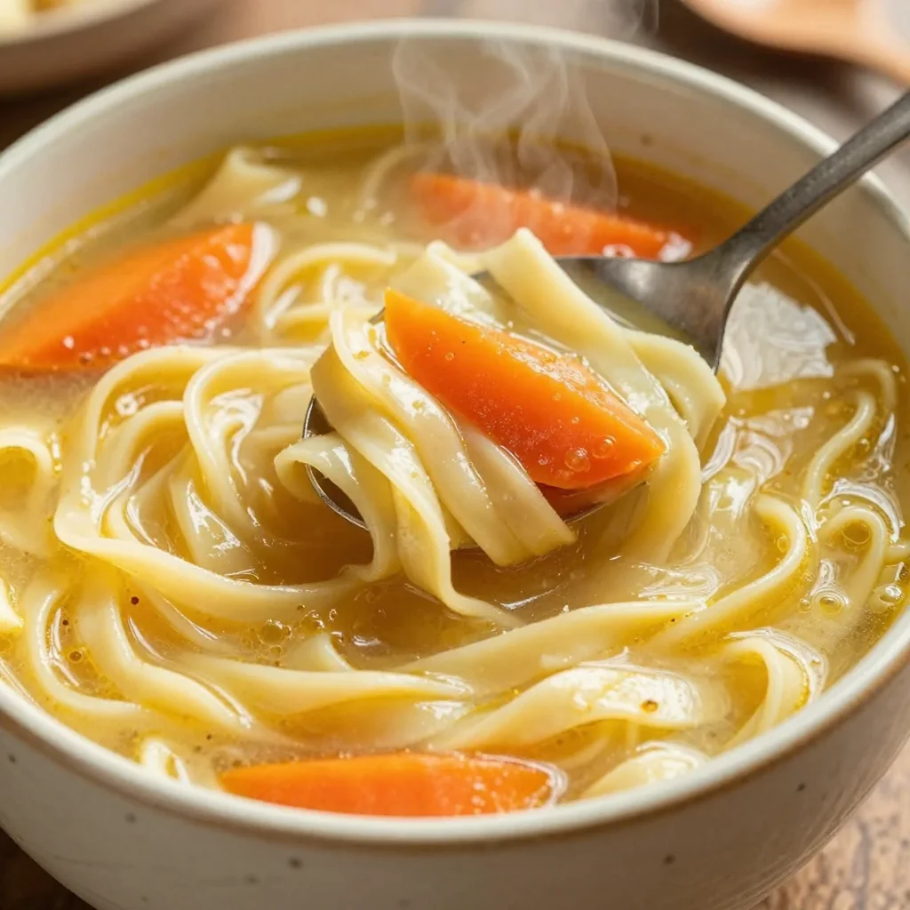 Creamy Chicken Noodle Soup That's Good for the Soul