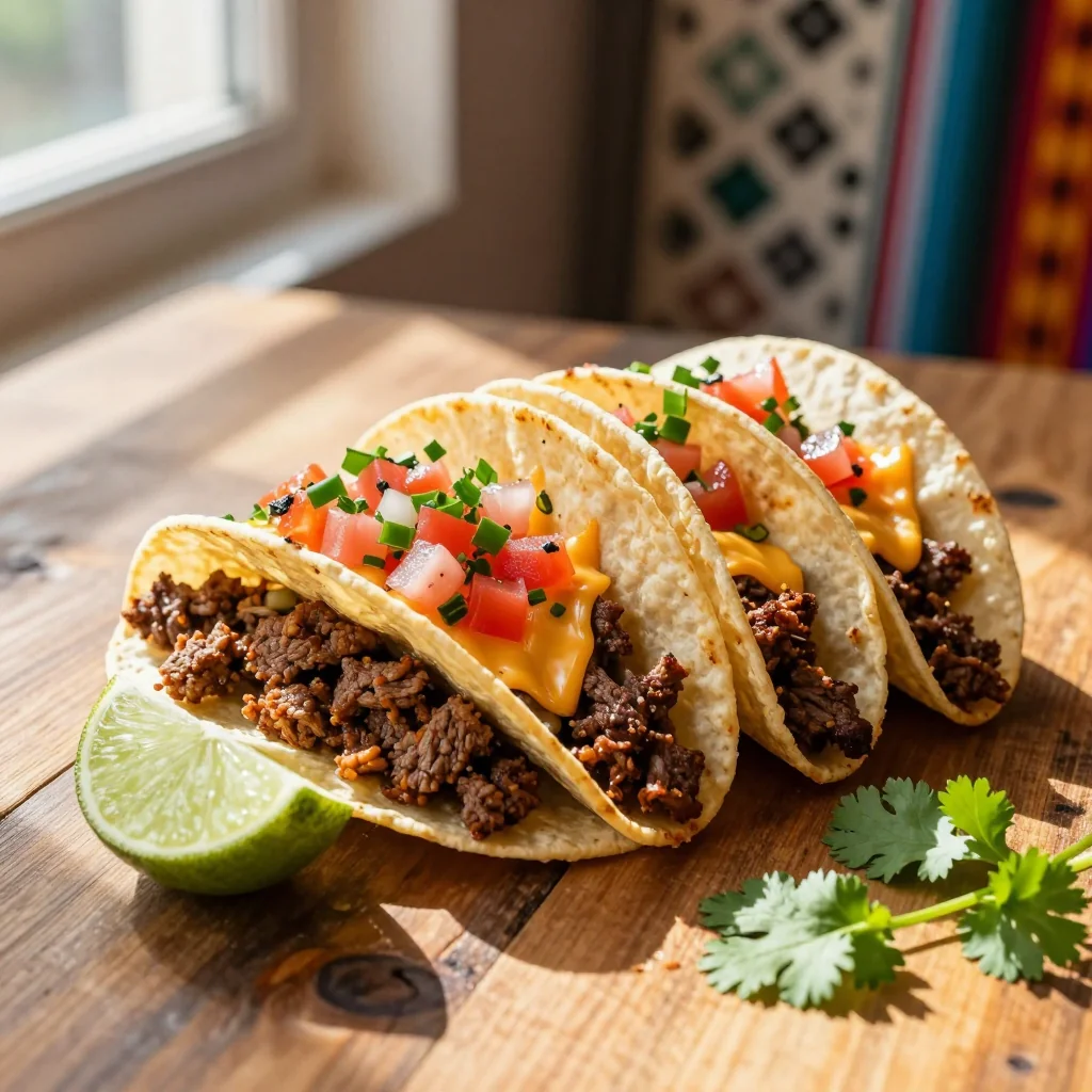 Beef Tacos with Ground Beef