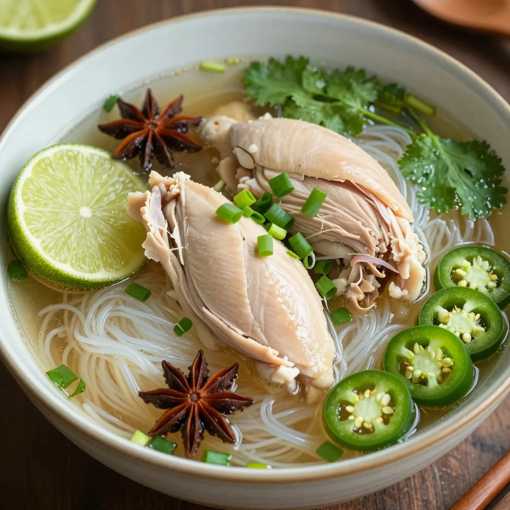Slow Cooker Chicken Pho For A Cozy January Reset