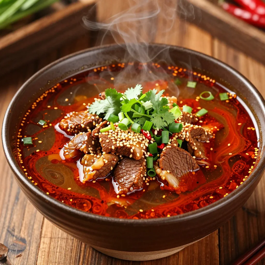 Cozy Spicy Beef Soup for Cold January Nights