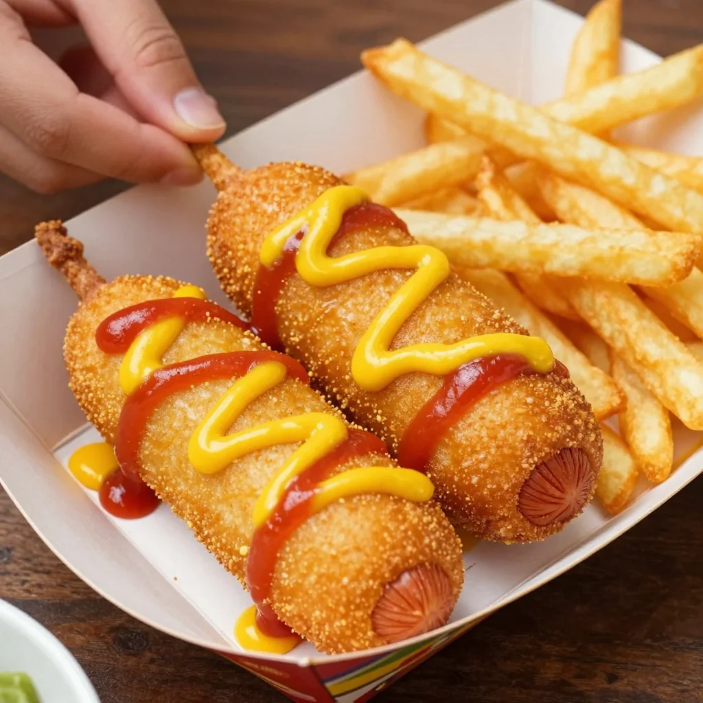 Kid-Friendly Freezer Mini Corn Dogs for Party Food