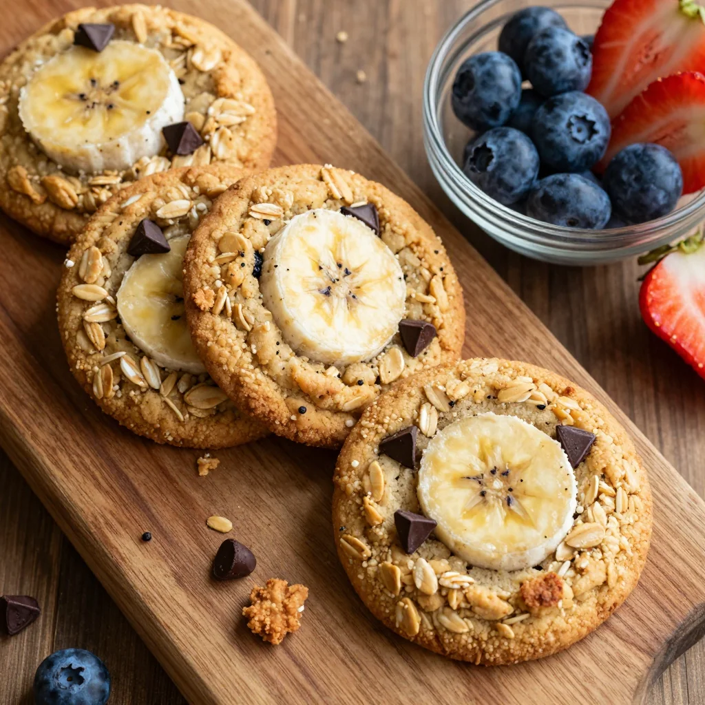 Freezer-Friendly Vegan Breakfast Breakfast Banana Oatmeal Cookies